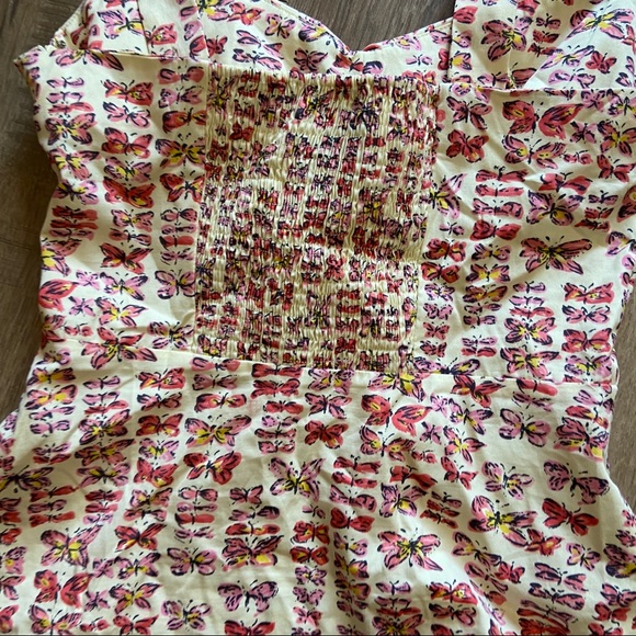Anthropologie Girls From Savory Butterfly Top - Picture 6 of 8